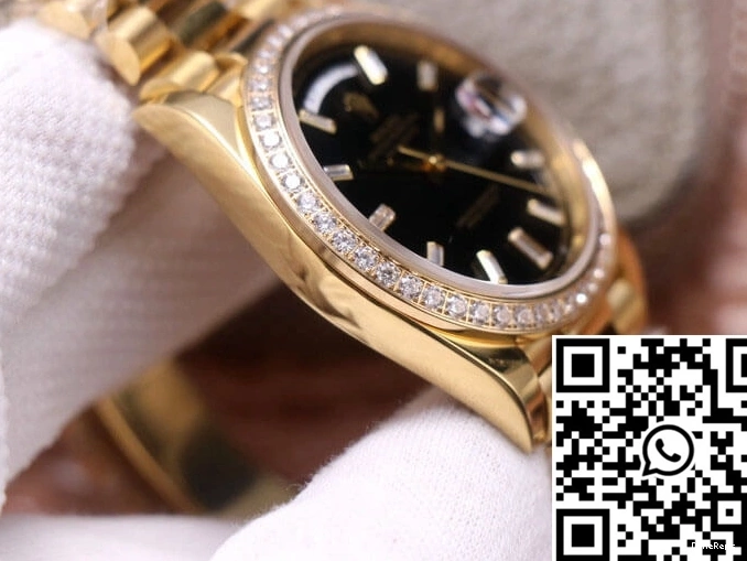 Day-Date EW Gold Dial Rolex M228348RBR-0001 Yellow Black Factory 0114
